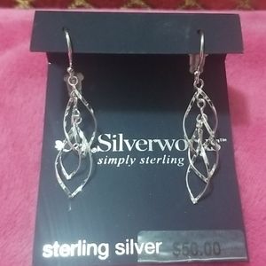 Belk silverworks sterling silver earings